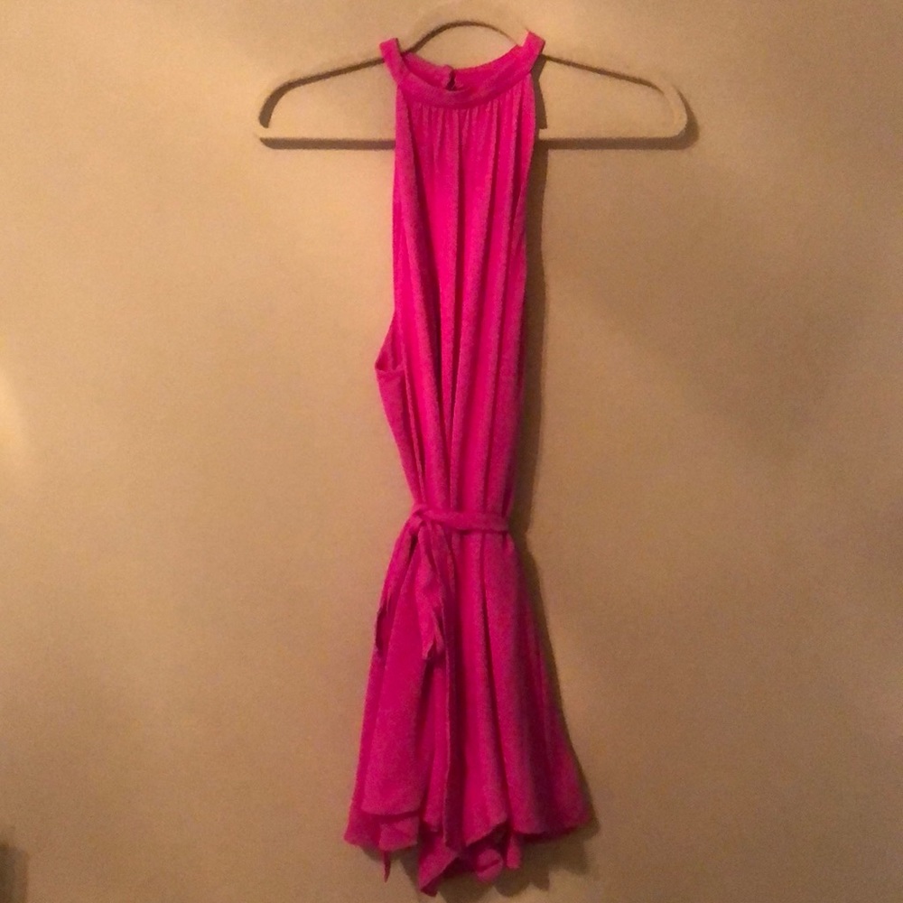 Fuchsia Pink Romper